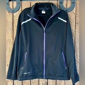 Kobe Nike Black Jacket with Purple Trim